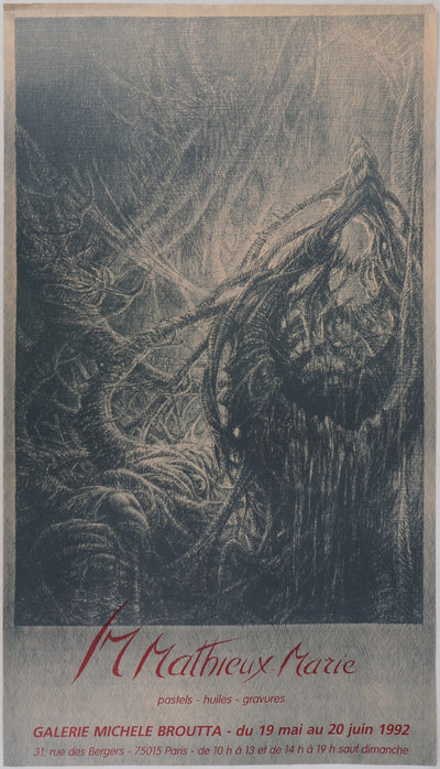Jean-Michel MATHIEUX-MARIE : La rébellion de la nature, 1992 - Affiche (détail)