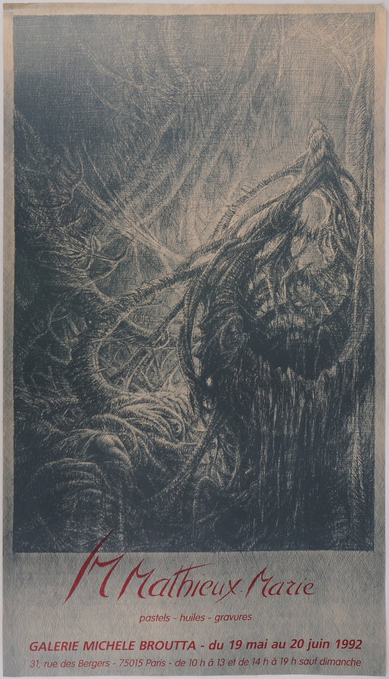 Jean-Michel MATHIEUX-MARIE : La rébellion de la nature, 1992 - Affiche (détail)
