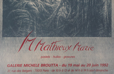 Jean-Michel MATHIEUX-MARIE : La rébellion de la nature, 1992 - Affiche (détail)