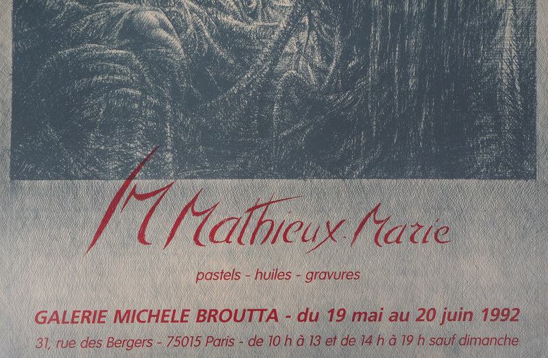 Jean-Michel MATHIEUX-MARIE : La rébellion de la nature, 1992 - Affiche (détail)