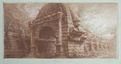Jean-Michel MATHIEUX-MARIE : Appia - Gravure (détail)