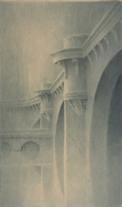 Jean-Michel MATHIEUX-MARIE : Piles du Pont Neuf, Les Piles - Gravure (détail)