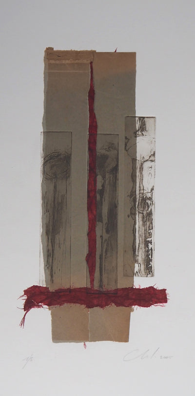 Chloé MATHIEZ : Rouge éphémère, 2005 - Gravure