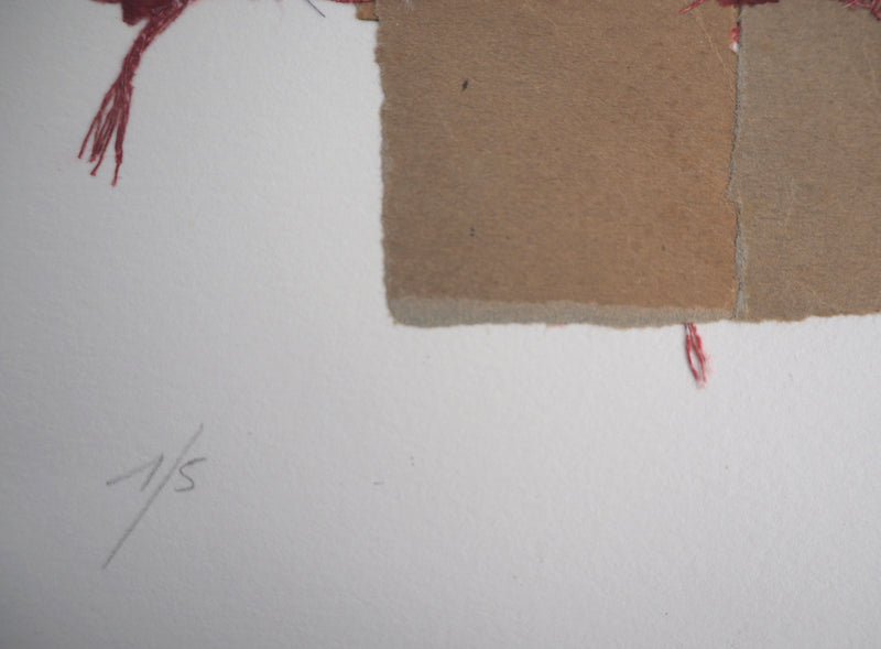 Chloé MATHIEZ : Rouge éphémère, 2005 - Gravure (détail)