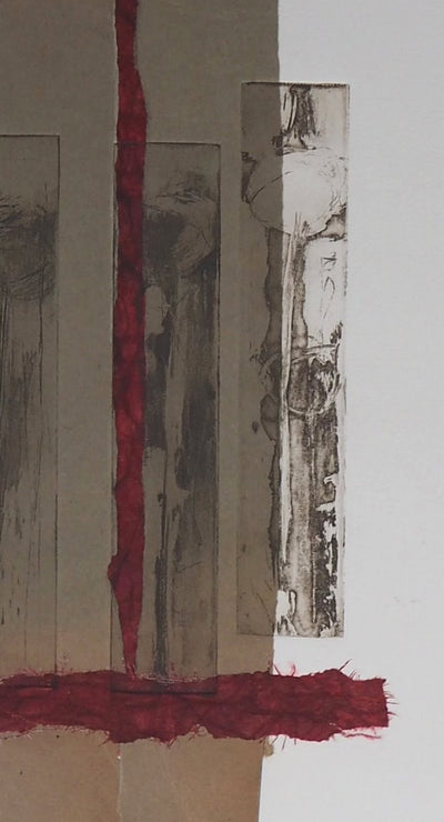 Chloé MATHIEZ : Rouge éphémère, 2005 - Gravure (détail)