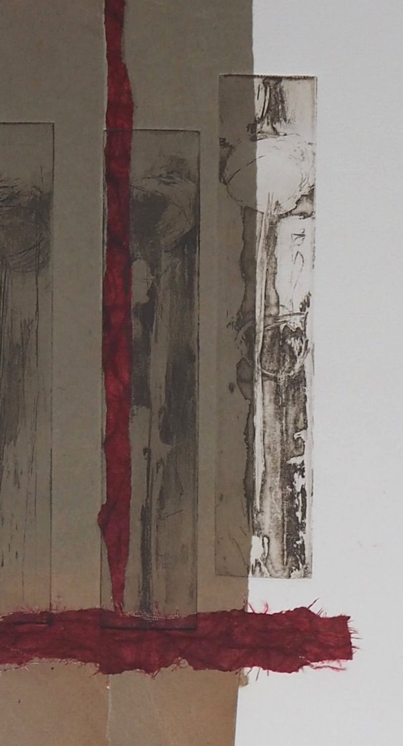 Chloé MATHIEZ : Rouge éphémère, 2005 - Gravure (détail)