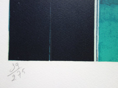  MATHON : Hommage à Magritte - Lithographie (détail)