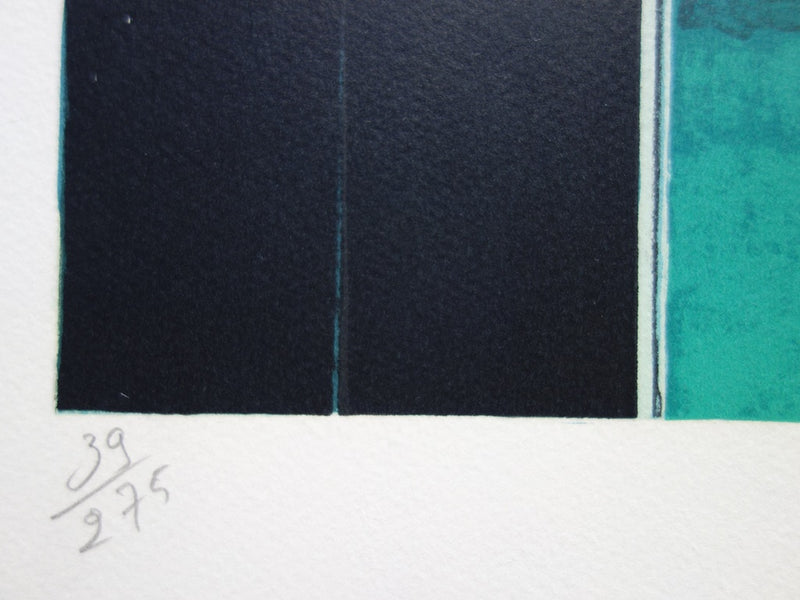  MATHON : Hommage à Magritte - Lithographie (détail)