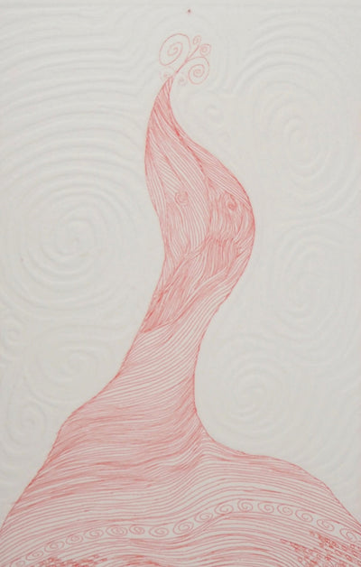 Michel MATHONNAT : Hypnose - Gravure (détail)
