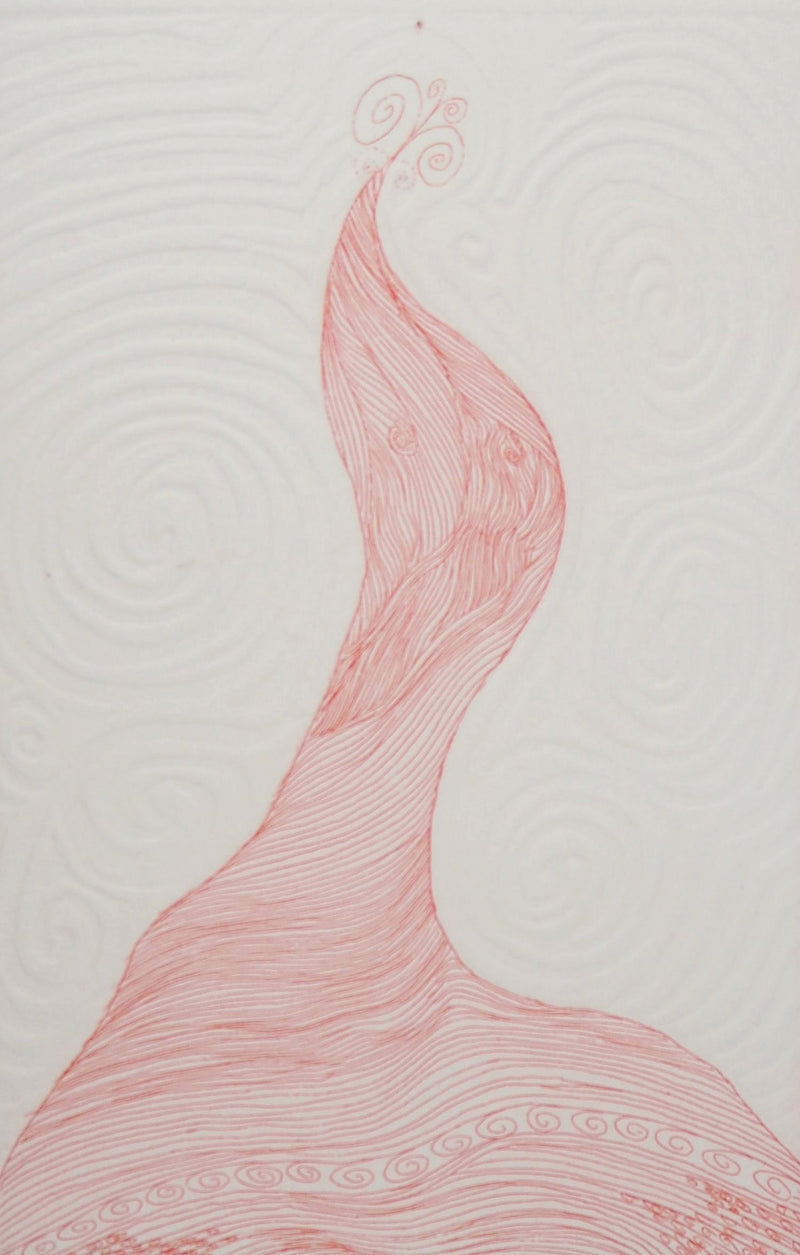 Michel MATHONNAT : Hypnose - Gravure (détail)