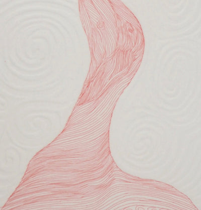 Michel MATHONNAT : Hypnose - Gravure (détail)