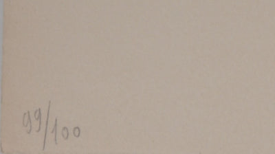 Michel MATHONNAT : Femme lascive - Lithographie (détail)
