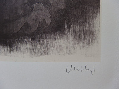 Marcel MATHYS : Impression de nu - Lithographie (détail)