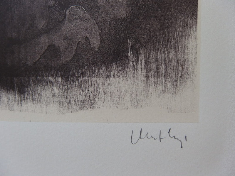 Marcel MATHYS : Impression de nu - Lithographie (détail)