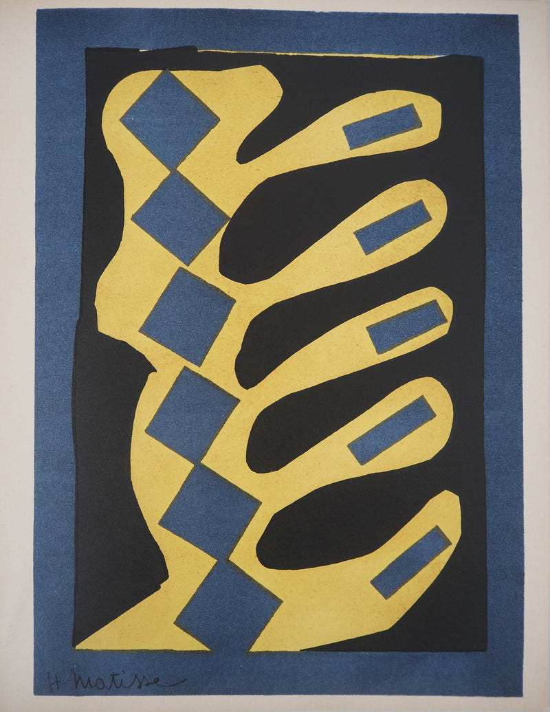Henri MATISSE : Arbre abstrait - Lithographie