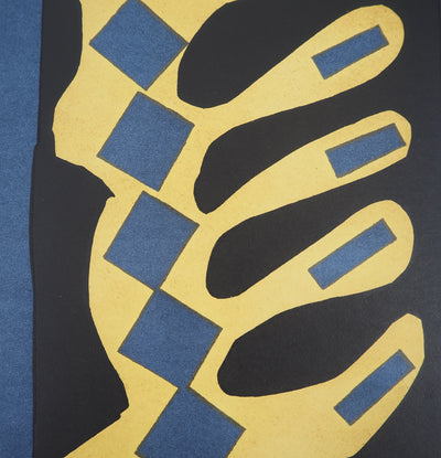 Henri MATISSE : Arbre abstrait - Lithographie (détail)