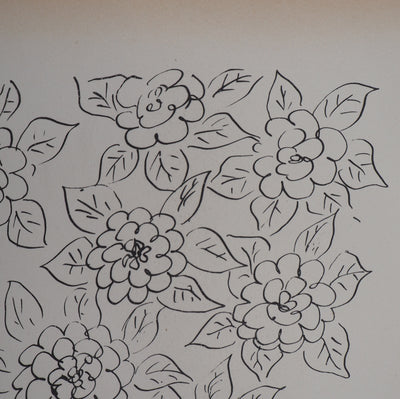 Henri MATISSE : Bouquet de fleurs, 1946 - Lithographie (détail)