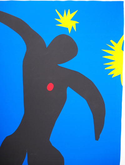 Henri MATISSE : La chute d'Icare - Sérigraphie (détail)