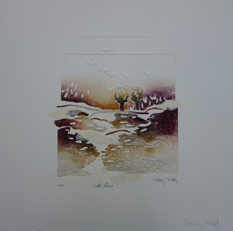 Francis MEAN : Vallée fleurie - Gravure