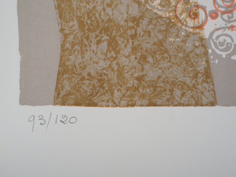 Frédéric MENGUY : Intimité, 1973 - Lithographie (détail)