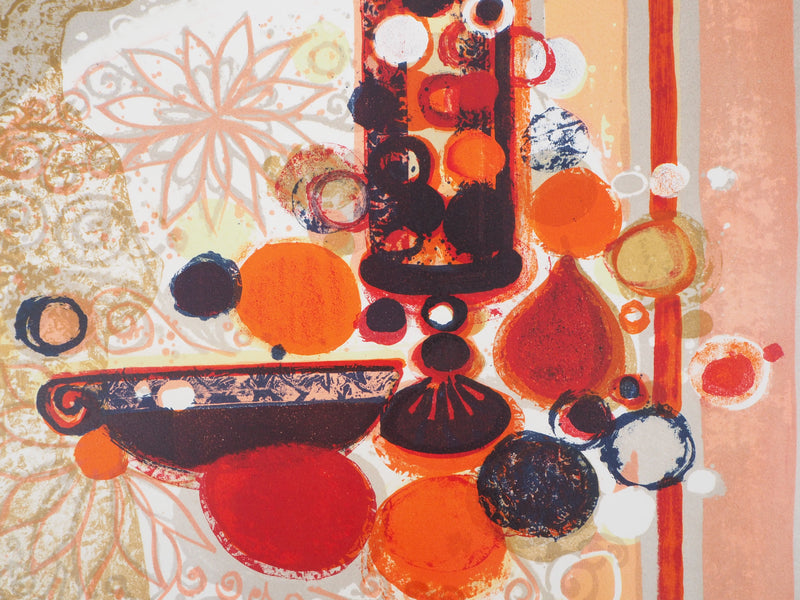 Frédéric MENGUY : Intimité, 1973 - Lithographie (détail)
