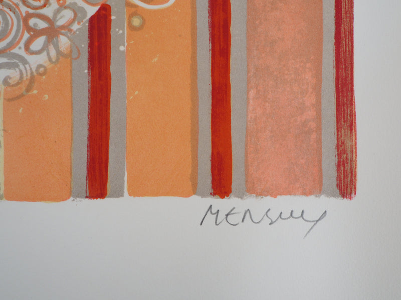 Frédéric MENGUY : Intimité, 1973 - Lithographie (détail)