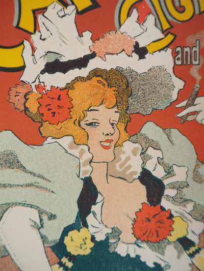 Georges MEUNIER : Frossard's Cavour Cigars, 1895 - Affiche (détail)