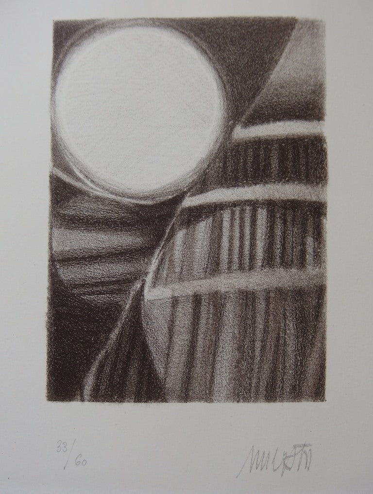 Charles MEYSTRE : Ode aux tonneaux - Lithographie