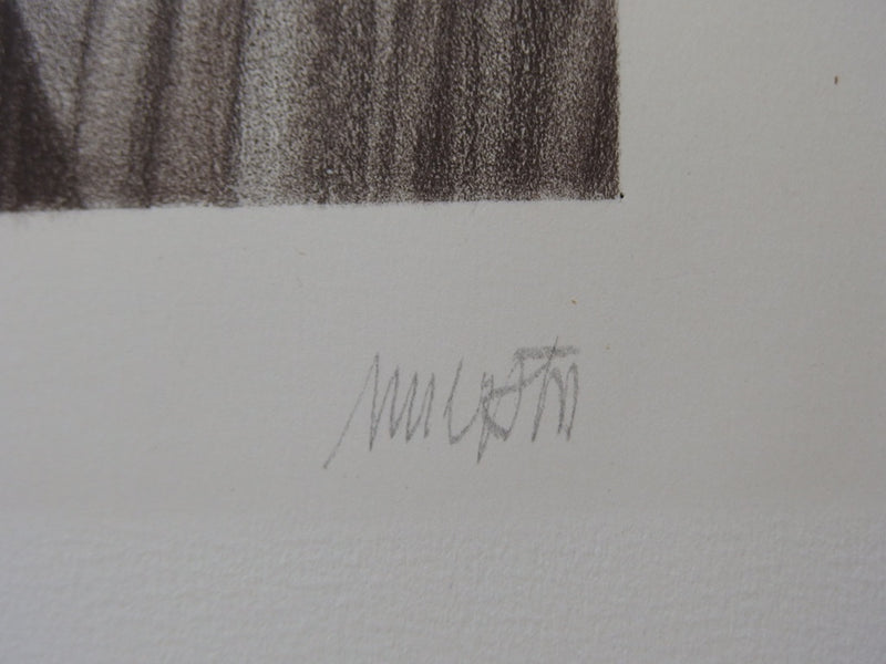 Charles MEYSTRE : Ode aux tonneaux - Lithographie (détail)