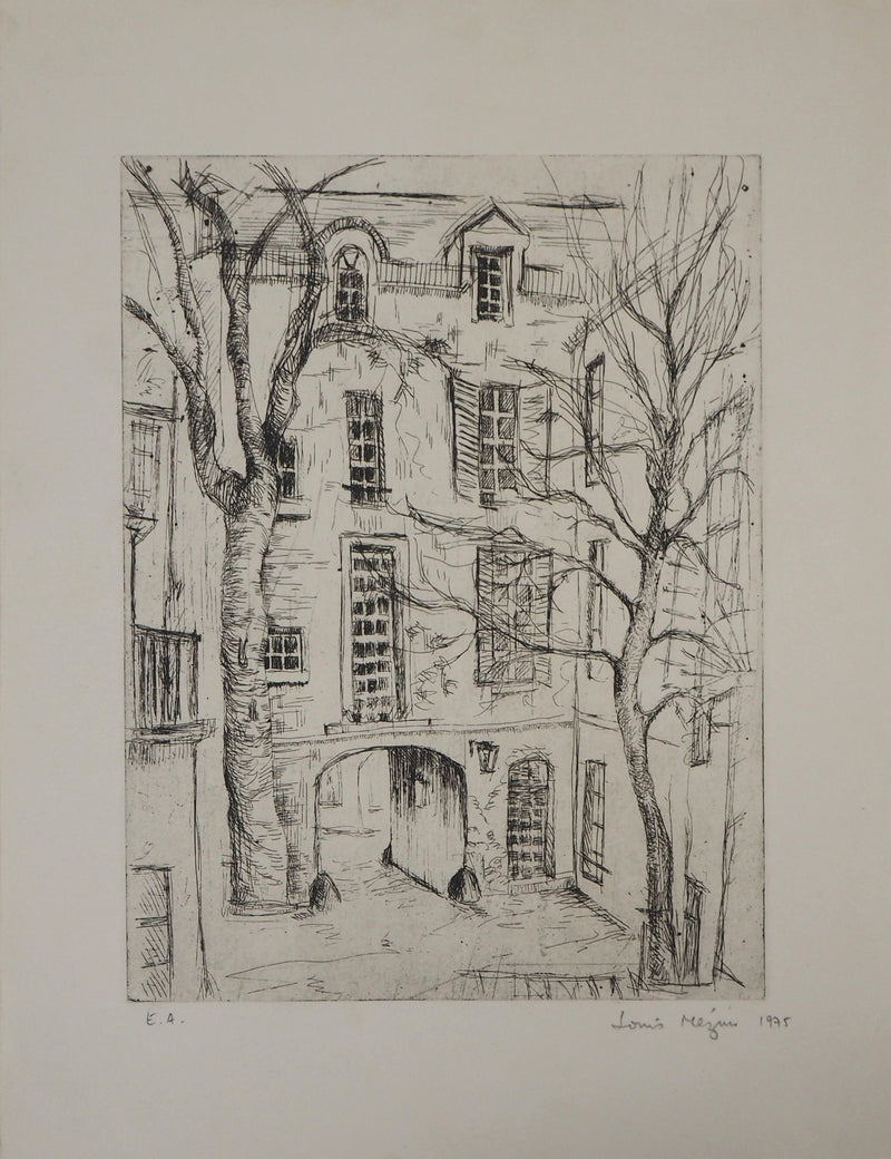 Louis MEZIN : Vieux Paris, Cour d&