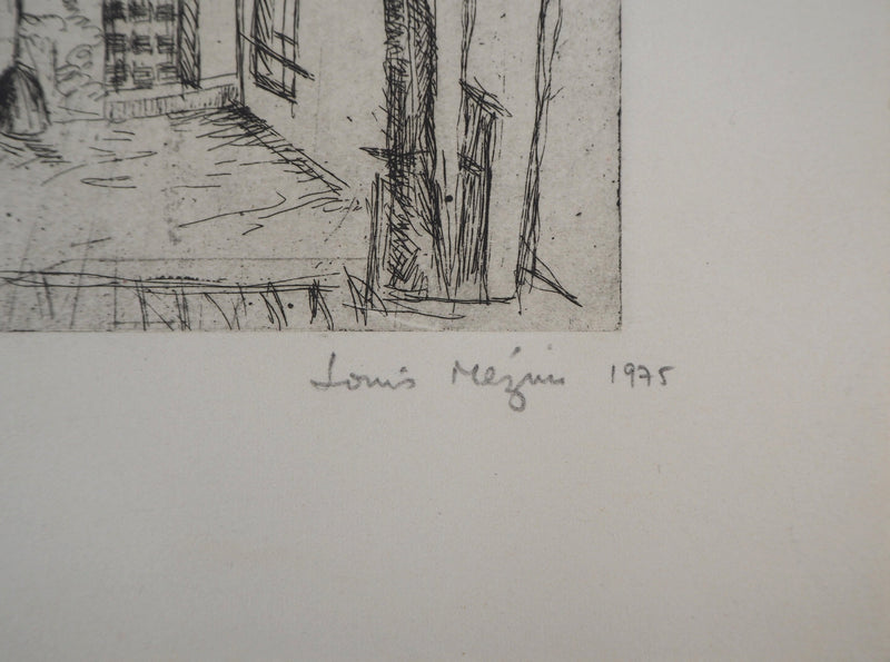 Louis MEZIN : Vieux Paris, Cour d&