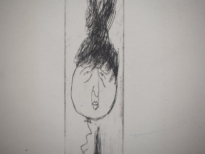 Zvi MILSHTEIN : Portrait de famille  - Gravure (détail)
