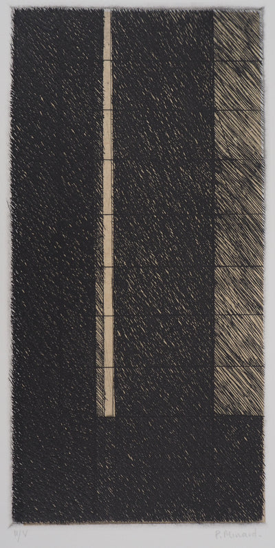 Philippe MINARD : Composition éclairée - Gravure