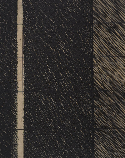 Philippe MINARD : Composition éclairée - Gravure (détail)