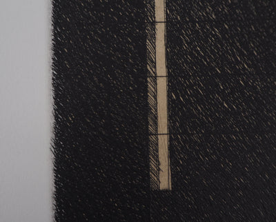 Philippe MINARD : Composition éclairée - Gravure (détail)