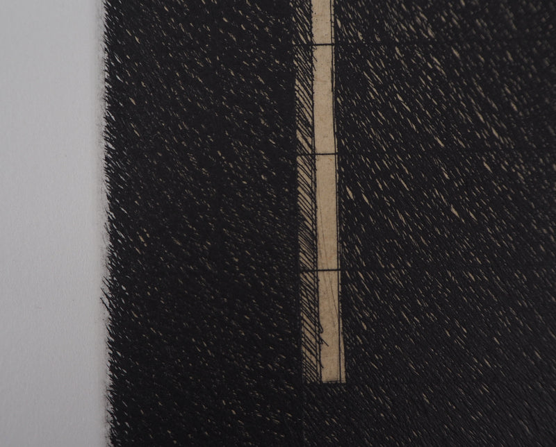Philippe MINARD : Composition éclairée - Gravure (détail)