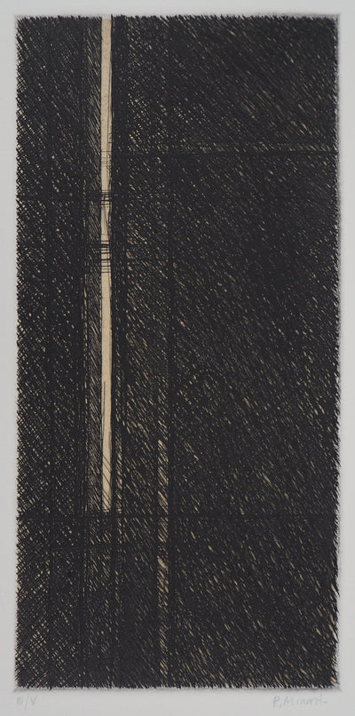 Philippe MINARD : Composition linéaire - Gravure
