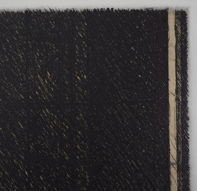 Philippe MINARD : Composition noire - Gravure (détail)