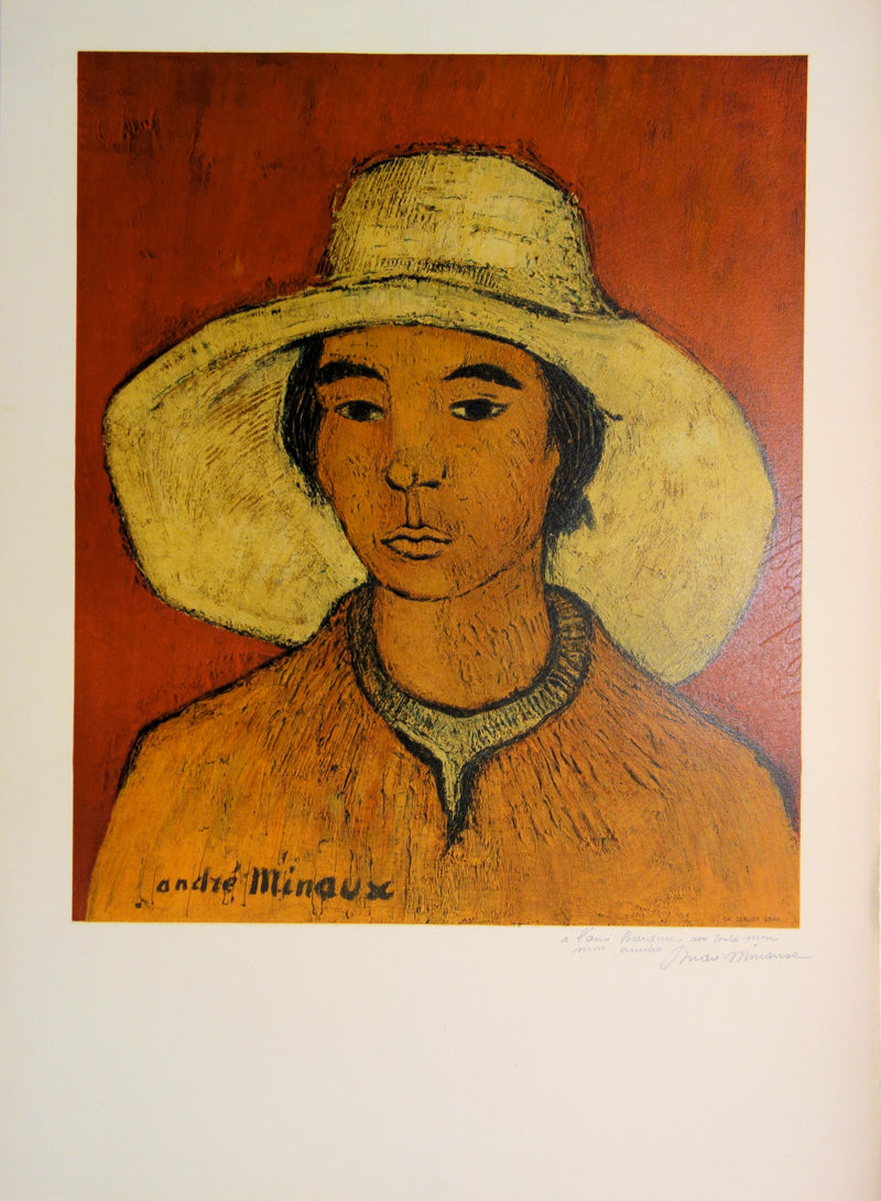 André MINAUX : Hommage Vincent van Gogh - Lithographie