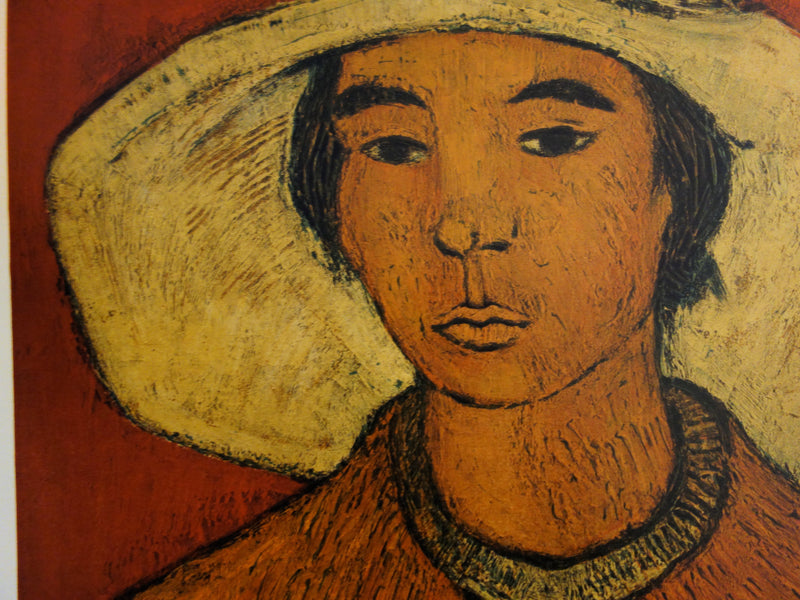 André MINAUX : Hommage Vincent van Gogh - Lithographie (détail)