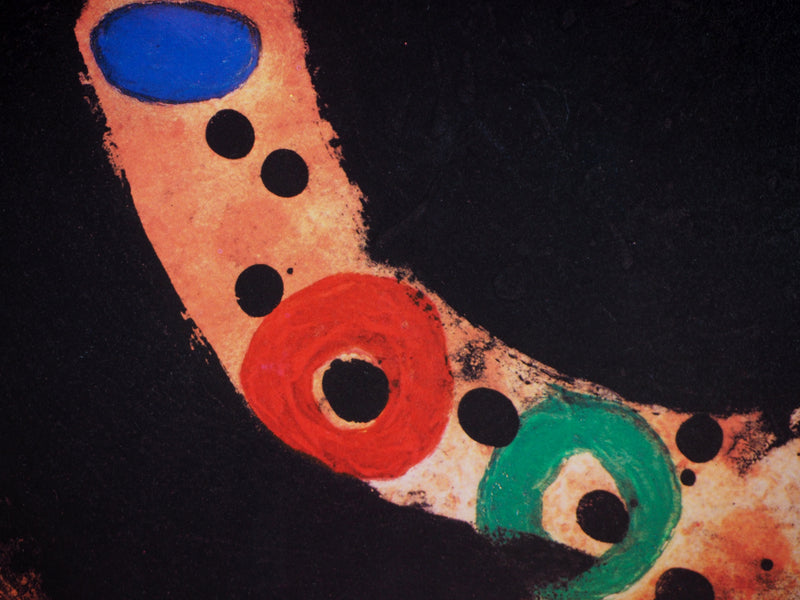Joan MIRO : Joan Miró gravures - Affiche (détail)