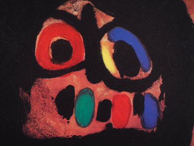 Joan MIRO : Joan Miró gravures - Affiche (détail)