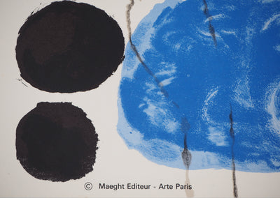 Joan MIRO : Oiseau solaire, lunaire et étincelles - Affiche (détail)