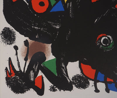 Joan MIRO : Animal sauvage, Lithographie originale (photo de détail 2) - Crédit photo : Galerie Art.Paris