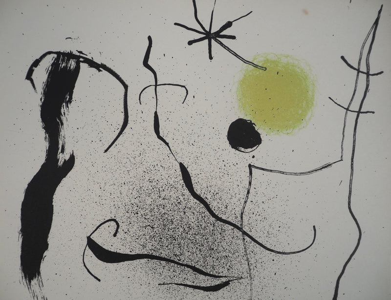 Joan MIRO : Bouquet de rêves pour Leïla, Lithographie originale (photo de détail 5) - Crédit photo : Galerie Art.Paris