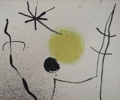 Joan MIRO : Bouquet de rêves pour Leïla, Lithographie originale (photo de détail 6) - Crédit photo : Galerie Art.Paris