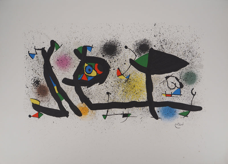 Joan MIRO : Jardin surréaliste, 1974 - Lithographie