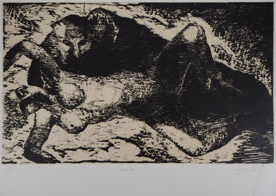 Francis MOCKEL : Couple - Gravure