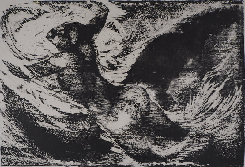 Francis MOCKEL : Nageuse II - Gravure