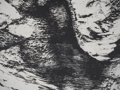 Francis MOCKEL : Nageuse II - Gravure (détail)